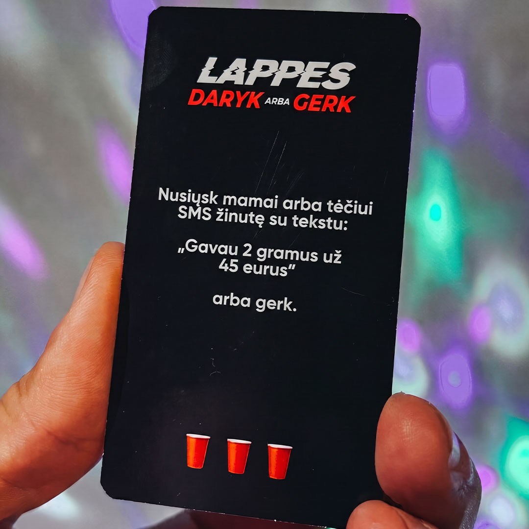 daryk arba gerk – pašėlęs vakarėlių žaidimas su 80 užduočių daryk arba gerk – pašėlęs vakarėlių žaidimas su 80 užduočių